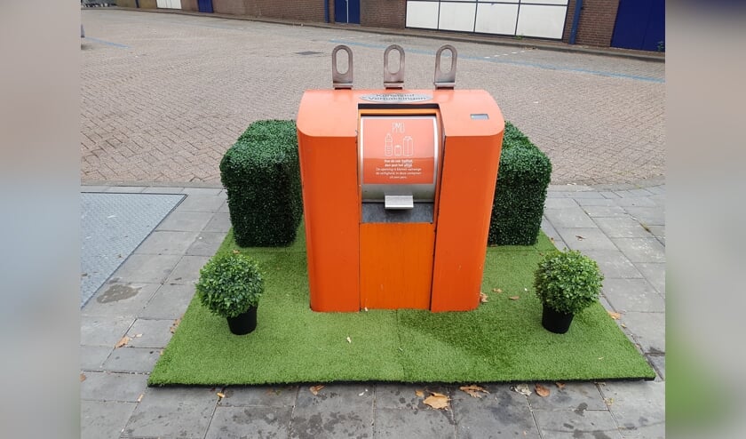 De bloemenactie bij Winkelcentrum De Ruwert.