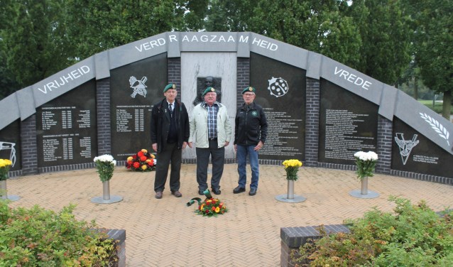 Fons van Leuken, Adriaan de Groot en Leo Schrans. (Archieffoto 2017)