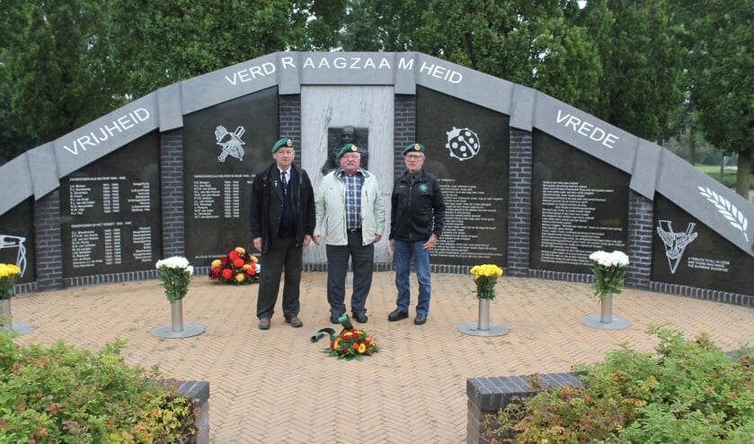 Fons van Leuken, Adriaan de Groot en Leo Schrans. (Archieffoto 2017)