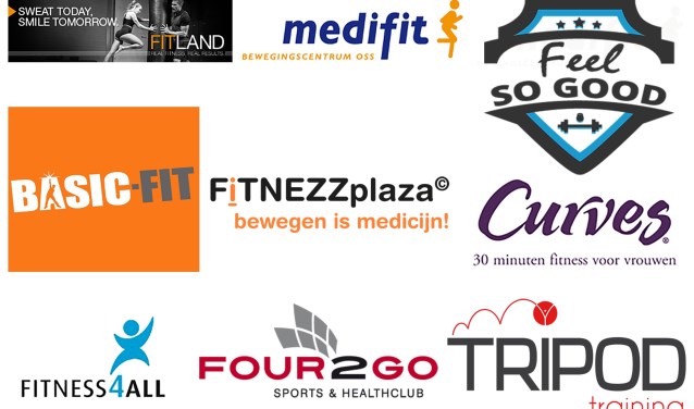 De deelnemers aan de Osse Fitnessdag.