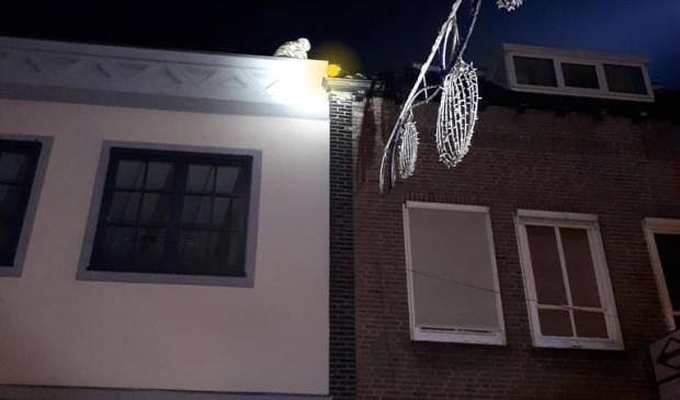 Inbrekers op het dak.