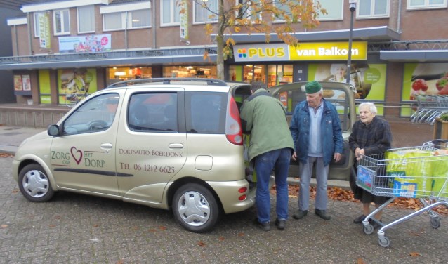 De dorpsauto in Boerdonk wordt vaak gebruikt.