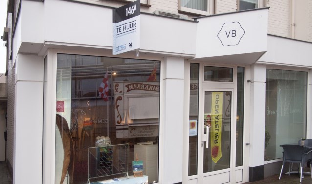 Het pand waar de pop-up galerie in is gevestigd aan Steenstraat 146a in Boxmeer.