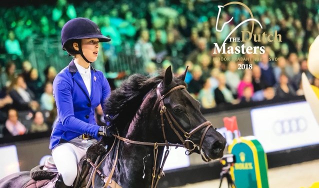 Geertje van Aarle is een talentvolle paardrijdster.
