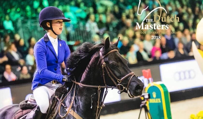 Geertje van Aarle is een talentvolle paardrijdster.