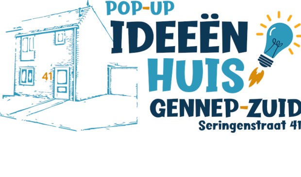 In Gennep-Zuid wordt een pand tijdelijk omgedoopt tot Ideeënhuis.