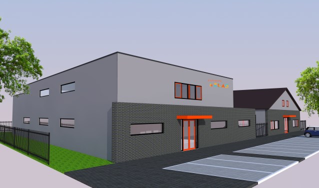 Een impressie van hoe de nieuwe BSO van Kinderopvang Eerste Klas in Cuijk eruit komt te zien.