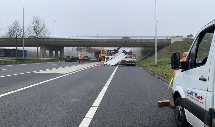 De afgevallen lading.