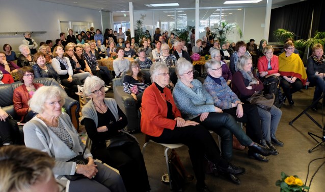 Bezoekers van een eerdere Internationale Vrouwendag.