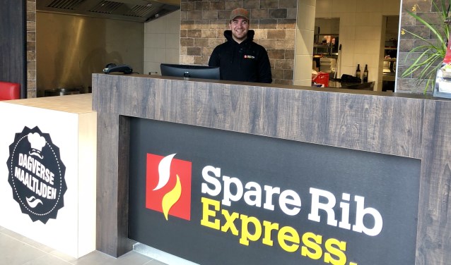 Djimmy Kleef is blij met de start van Spare Rib Express.