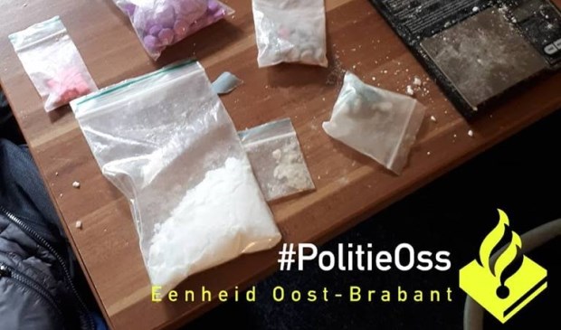 Een gedeelte van de hoeveelheid drugs.
