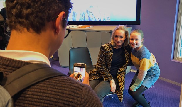 Snel een fotootje met de goedlachse Eva Jinek.