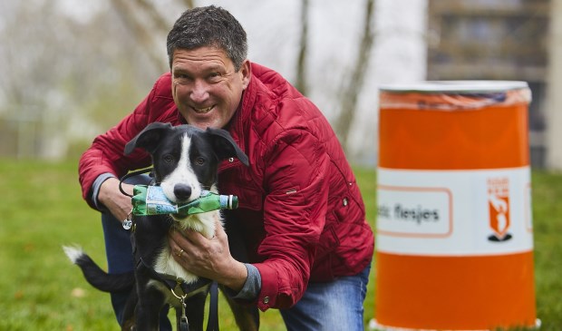 Honden maken Julianapark in Veghel zwerfafvalvrij (Foto: Martin Hols).