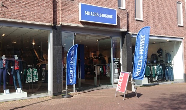 Kledingzaak Miller & Monroe in het Osse centrum.
