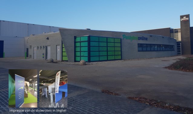 De nieuwe locatie van Partytent-Online in Veghel.