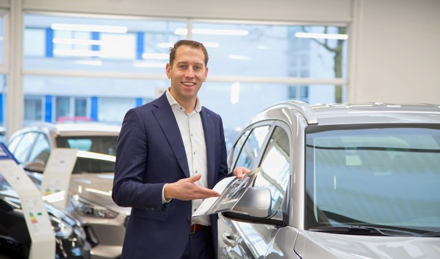 Verkoopadviseur Huib Kessels van Hyundai Van der Heijden in Uden.