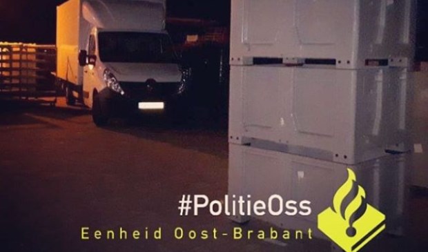 Het busje in de Spaanderstraat.