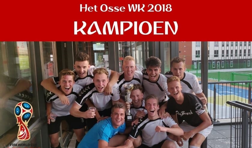 De winnaars van het eerste Osse WK vorig jaar.