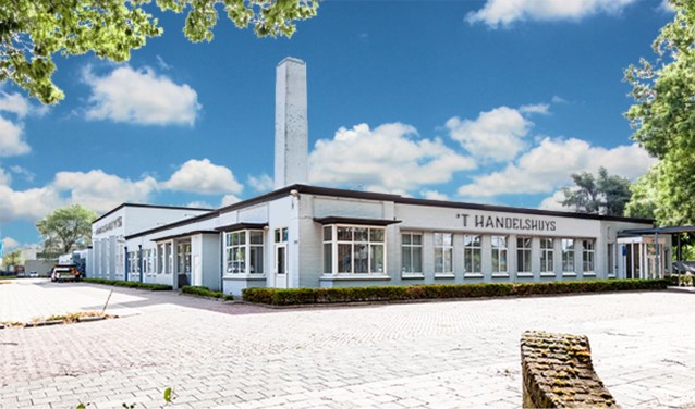't Handelshuys is gevestigd in het voormalig schoolgebouw van ROC De Leijgraaf