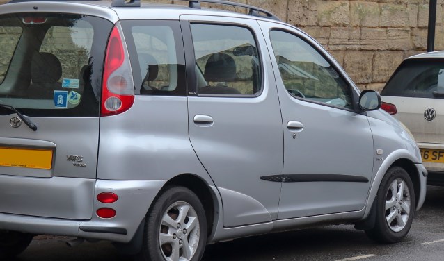 Het model van de auto, maar dan in een groene kleur