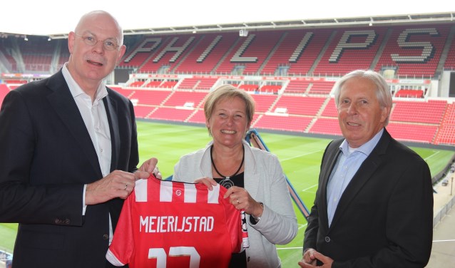 Toon Gerbrands, Coby van der Pas en oud-topspits Harry Lubse.