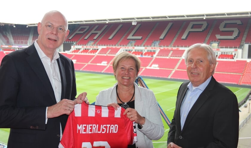 Toon Gerbrands, Coby van der Pas en oud-topspits Harry Lubse.