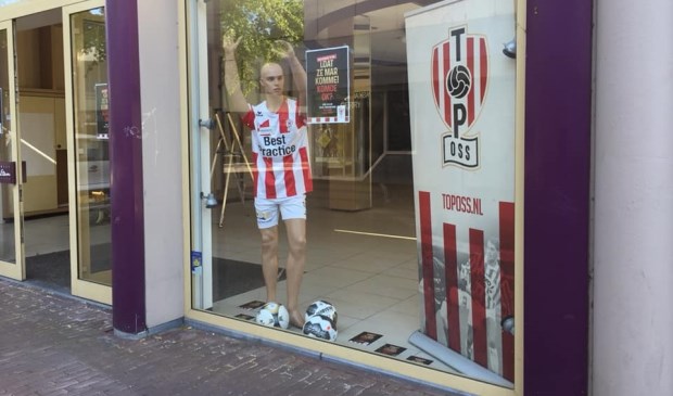 TOP Oss krijgt tijdelijk eigen etalage in Osse centrum. (Foto: Facebook TOP Oss)