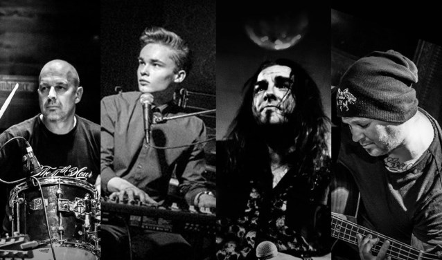 Een aantal leden van de tributeband