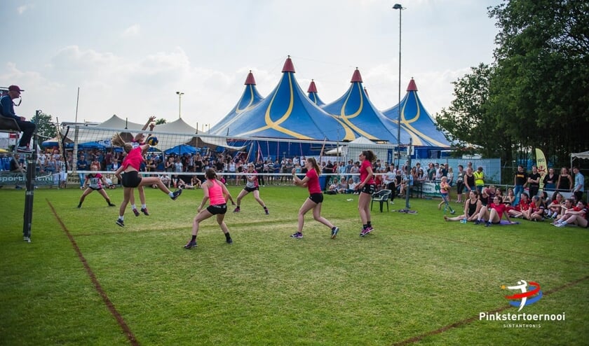 Drie dagen topvolleybal en vier dagen feest tijdens het Pinksertoernooi! (foto: Piet van Strijp)