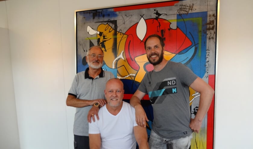 V.l.n.r.: Frans X Goossens, Patrick van Haren en Christian van Hedel (foto: Ankh van Burk)