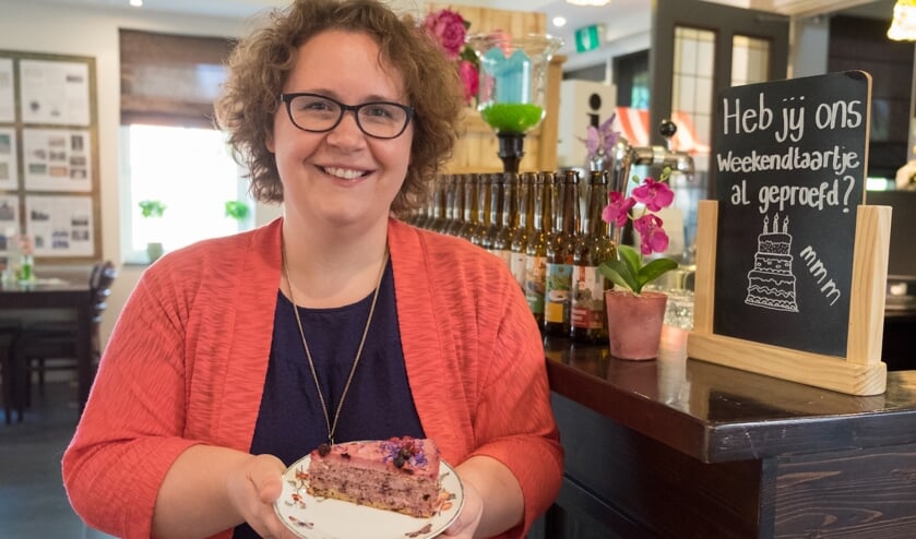 Gastvrouw Carolien Geurts van Kessel van De Valkhoeve.