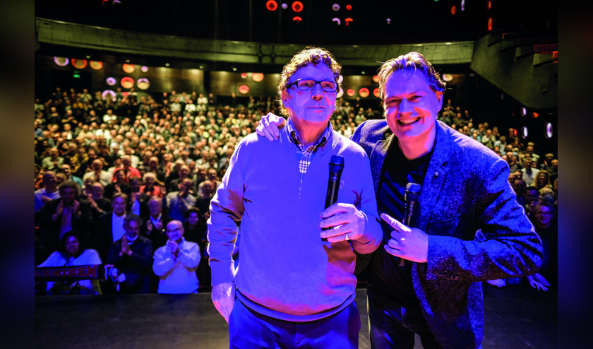 Eddy van der Ley en Willem van Hanegem. (Foto: Eric Brinkhorst)