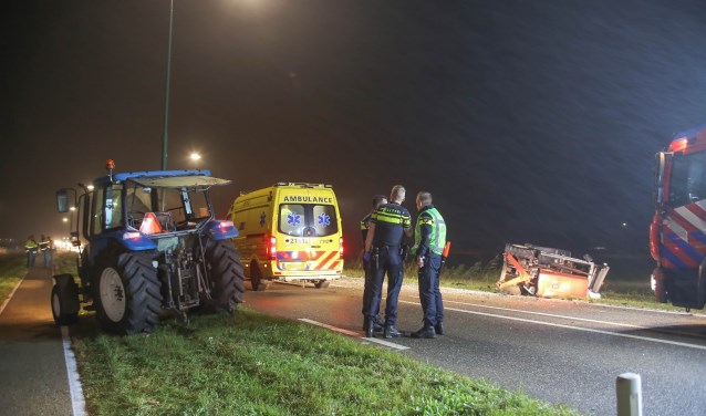 Dode bij ongeval op John F. Kennedybaan. (Foto: Maickel Keijzers / Hendriks Multimedia)
