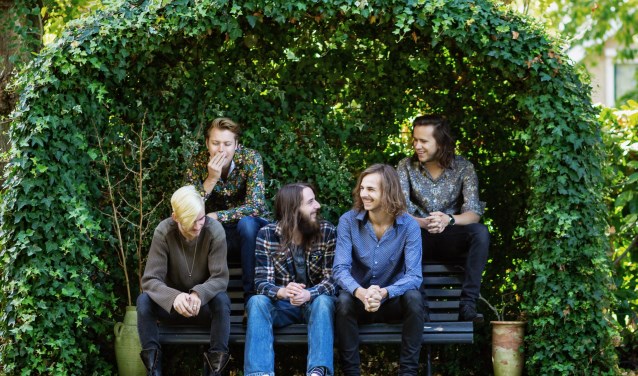 Ook de band The Naked Sweat Drips speelt zaterdag 15 juni op het festival Op De Tôffel in Vierlingsbeek. (foto: Ellis van Eijden)