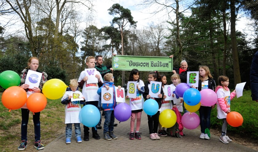 Buitenspeeltuin Gewoon Buiten in Overloon werd vorig jaar geopend.