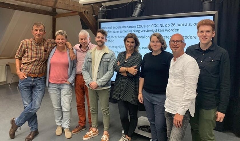 Nieuw bestuur van COC Noordoost Brabant.