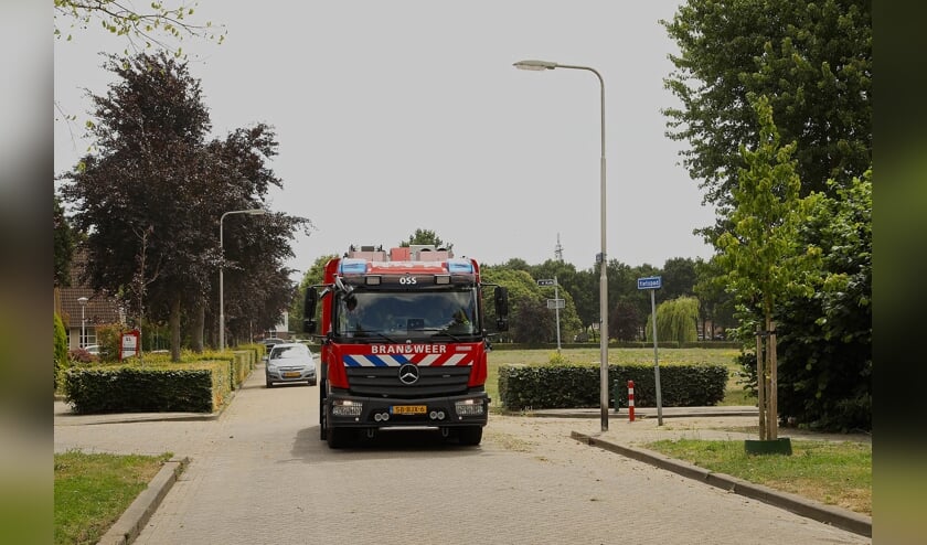 Er ontstond in de Kolk een brandje. (Foto: Gabor Heeres / Foto Mallo)