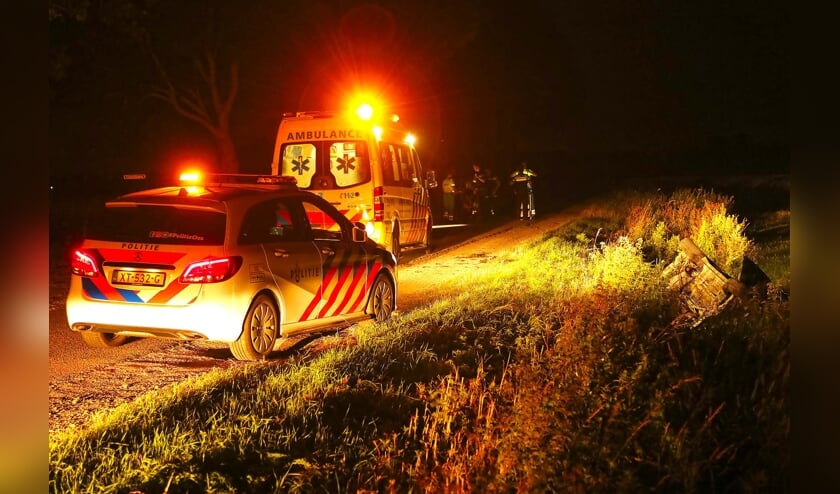 Gewonde bij eenzijdig ongeval. (Foto: Gabor Heeres / Foto Mallo)
