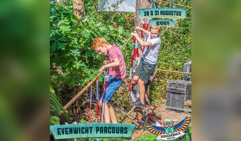 Kinderactiviteiten tijdens Hoessenbosch Festival.