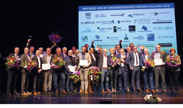 Genomineerden Ondernemersprijs Midden Holland 2018 (archieffoto)