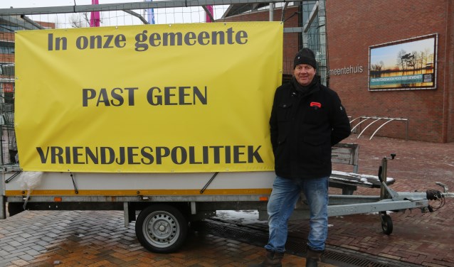 Eenmansdemonstratie Marco de Haas