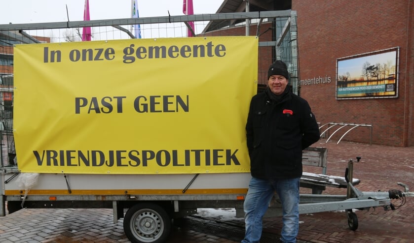 Eenmansdemonstratie Marco de Haas