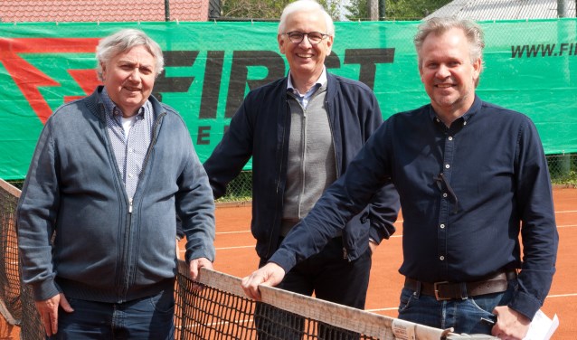 vlnr. Jan de Jong, Steven de Raat en Niels Maree