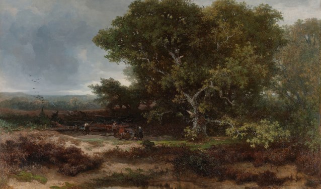 Johannes Warnardus Bilders (1811-1890) De heide bij Wolfheze 1866, olieverf op doek, Rijksmuseum