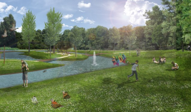 Artist impression van de gewenste sfeer.