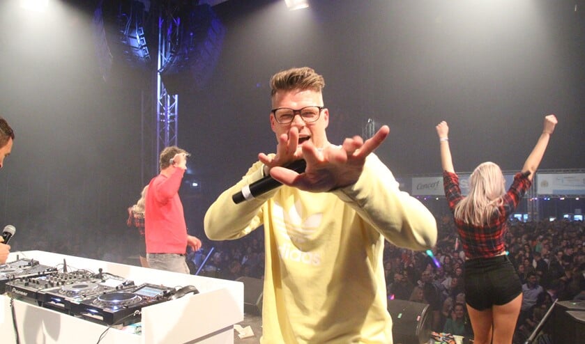 Coen Swijnenberg van de Coen en Sander Show heeft het naar zijn zin in Lansingerland. (Foto: Spa Media)