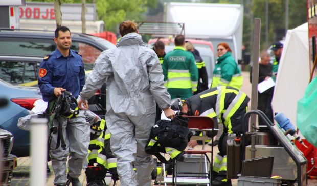 Uit voorzorg werd een zogenoemde ontsmettingsstraat op gezet. (Foto: Spa Media)