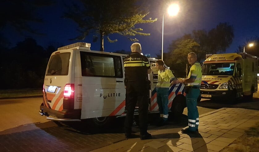 De hulpdiensten waren na de mishandeling snel aanwezig. (Foto: Spa Media)