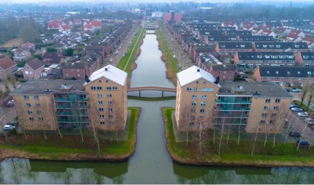 De wijk vanuit de lucht. Foto: Kevin Schenk.