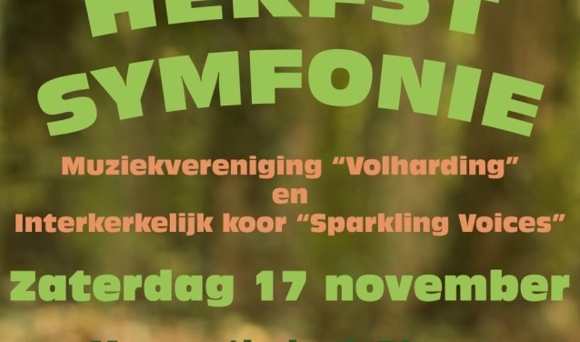 Twee lokale verenigingen houden samen een concert.